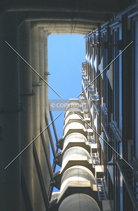 Looking directly up an element of the west side