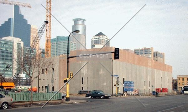 View to the north from Portland Avenue - February 28, 2003