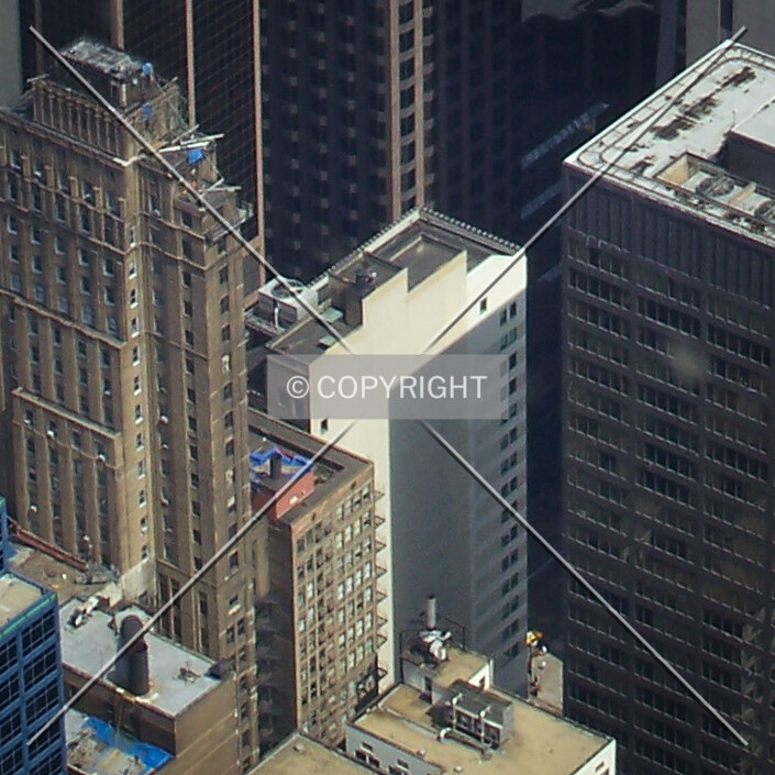 From the Willis Tower observation deck to the southwest; August 29, 2008