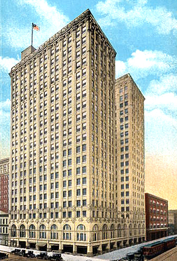 Vintage view from the northeast