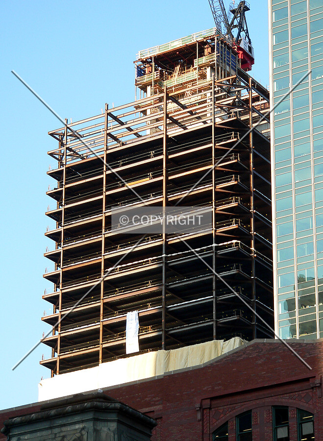 View to the northeast from the Chicago River