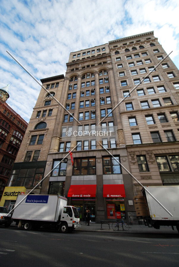 Looking up from Broadway