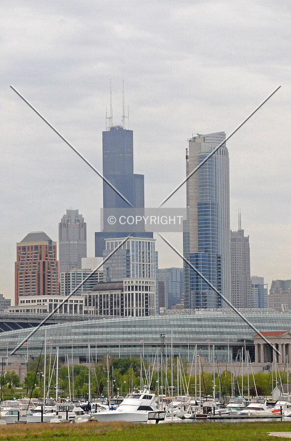 Looking northwest from Northerly Island