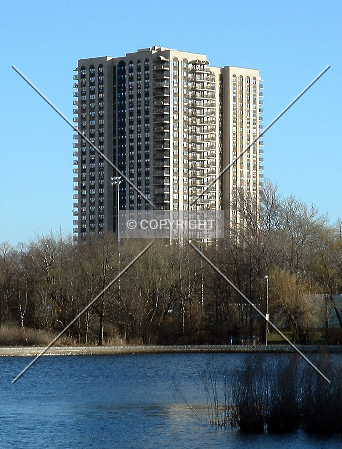 View from the north across Braddock North Hudson Park