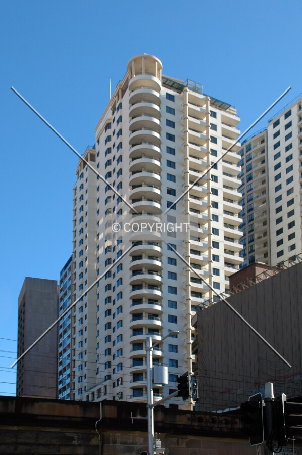 As seen from Elizabeth Street