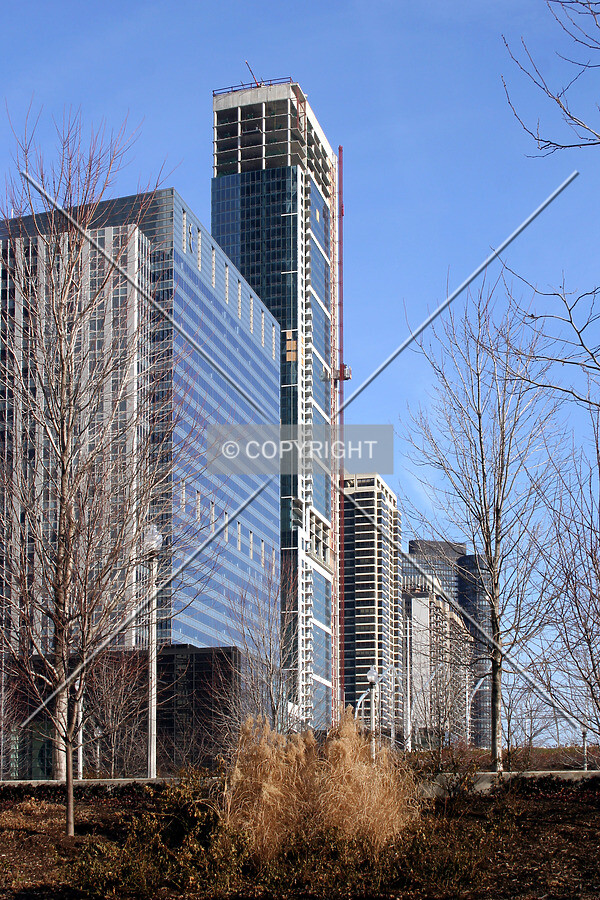 Looking east-northeast from Millennium Park