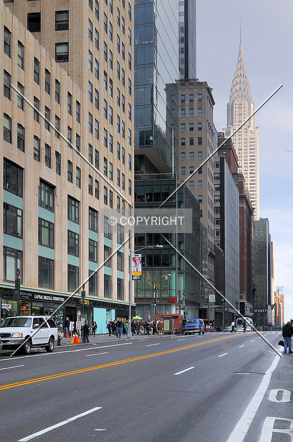 Chrysler building in the background