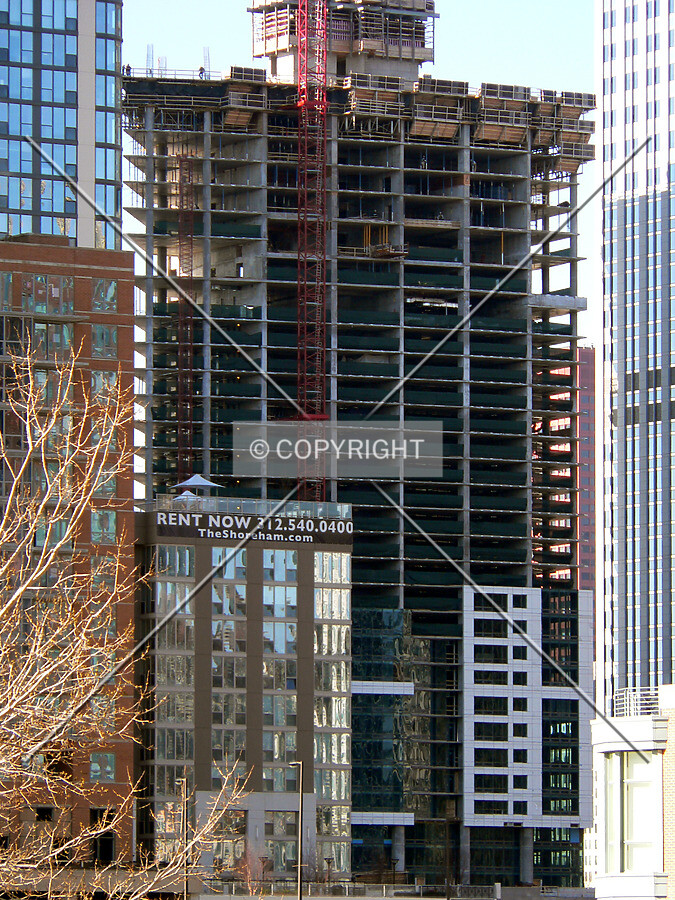 View to the southwest from lower Lake Shore Drive