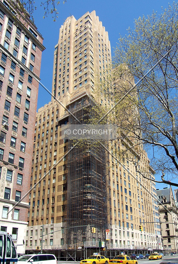 View from the southeast on Central Park West