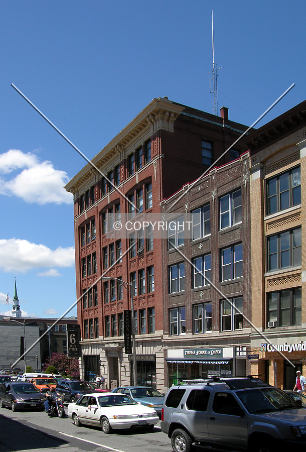 Looking southwest from State Street
