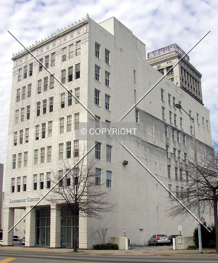 Looking northwest from 1st Avenue North