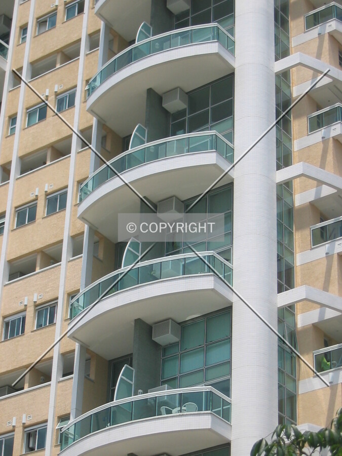 Detail of the balconies