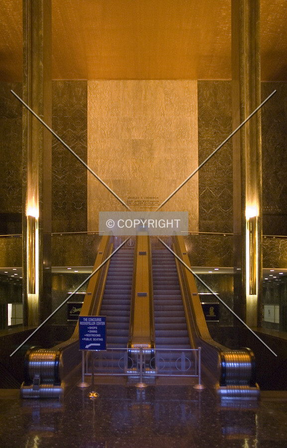 Escalators in the main lobby