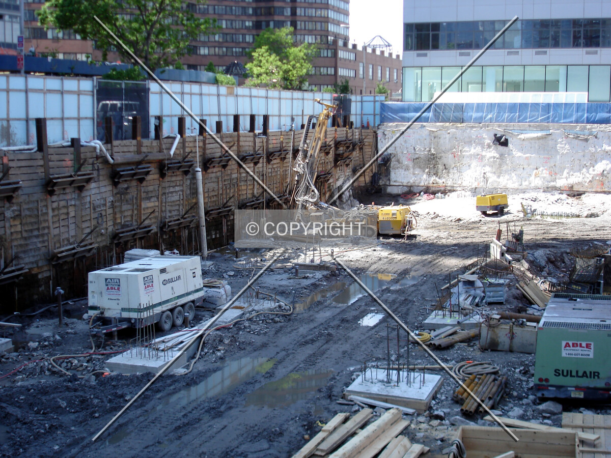 Southern end of the site
