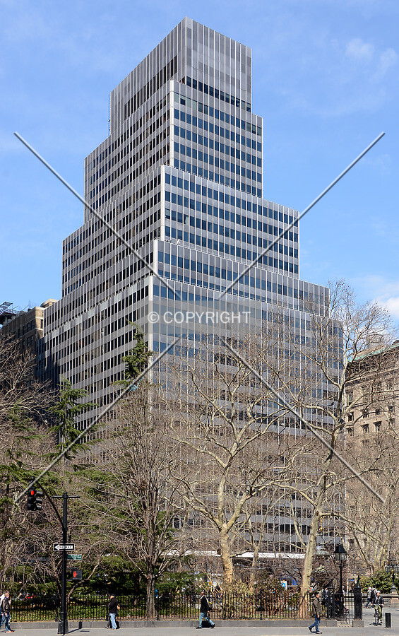 View from the southeast on Park Row