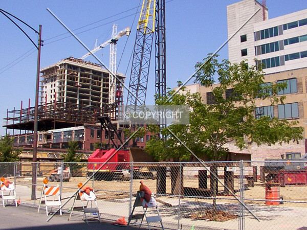 View from the southeast with Vue20 in the background