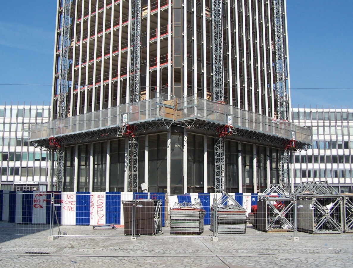 Reconstruction of the building