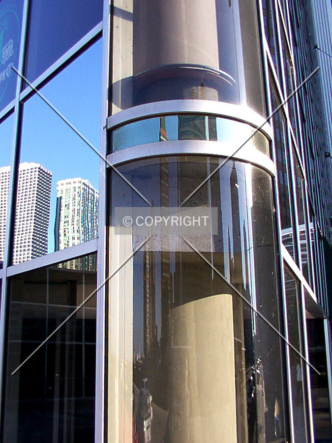 Corner detail at Wacker Drive