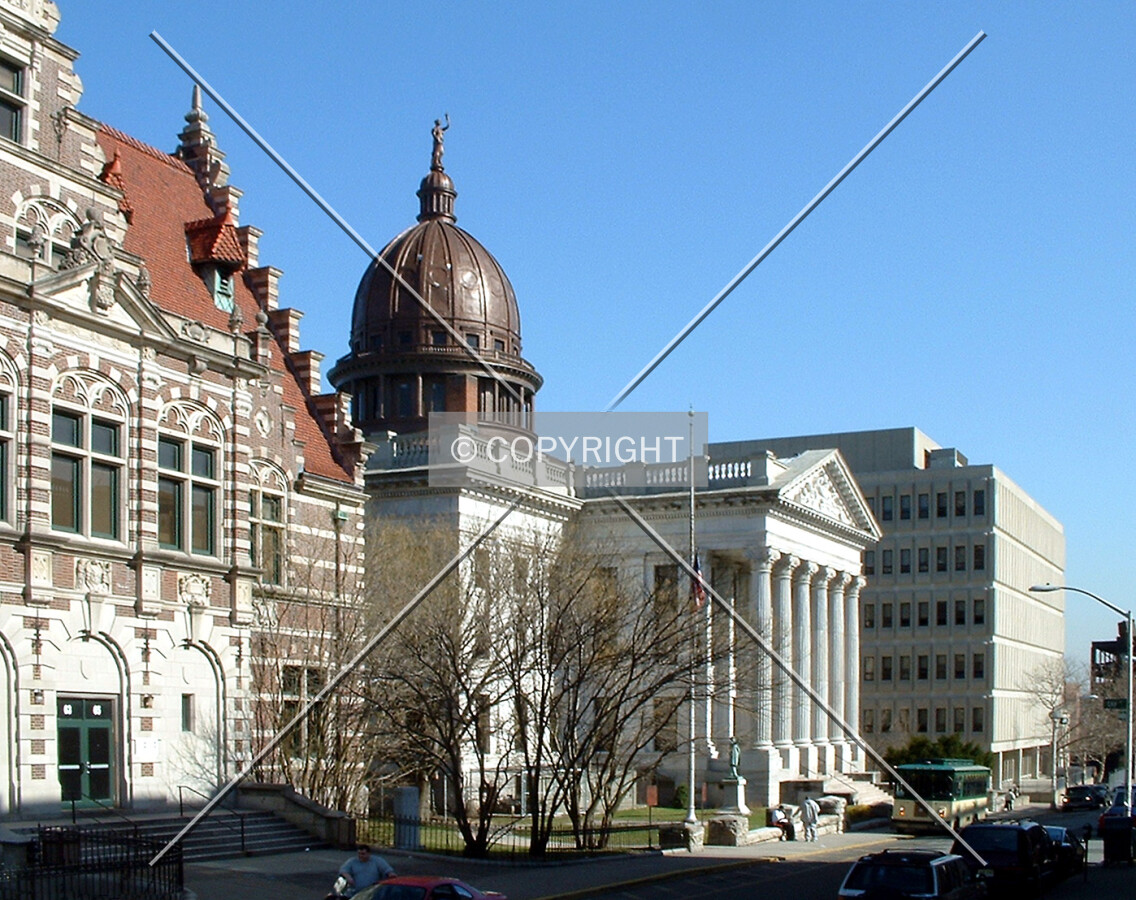 View from the northwest along Hamilton Street