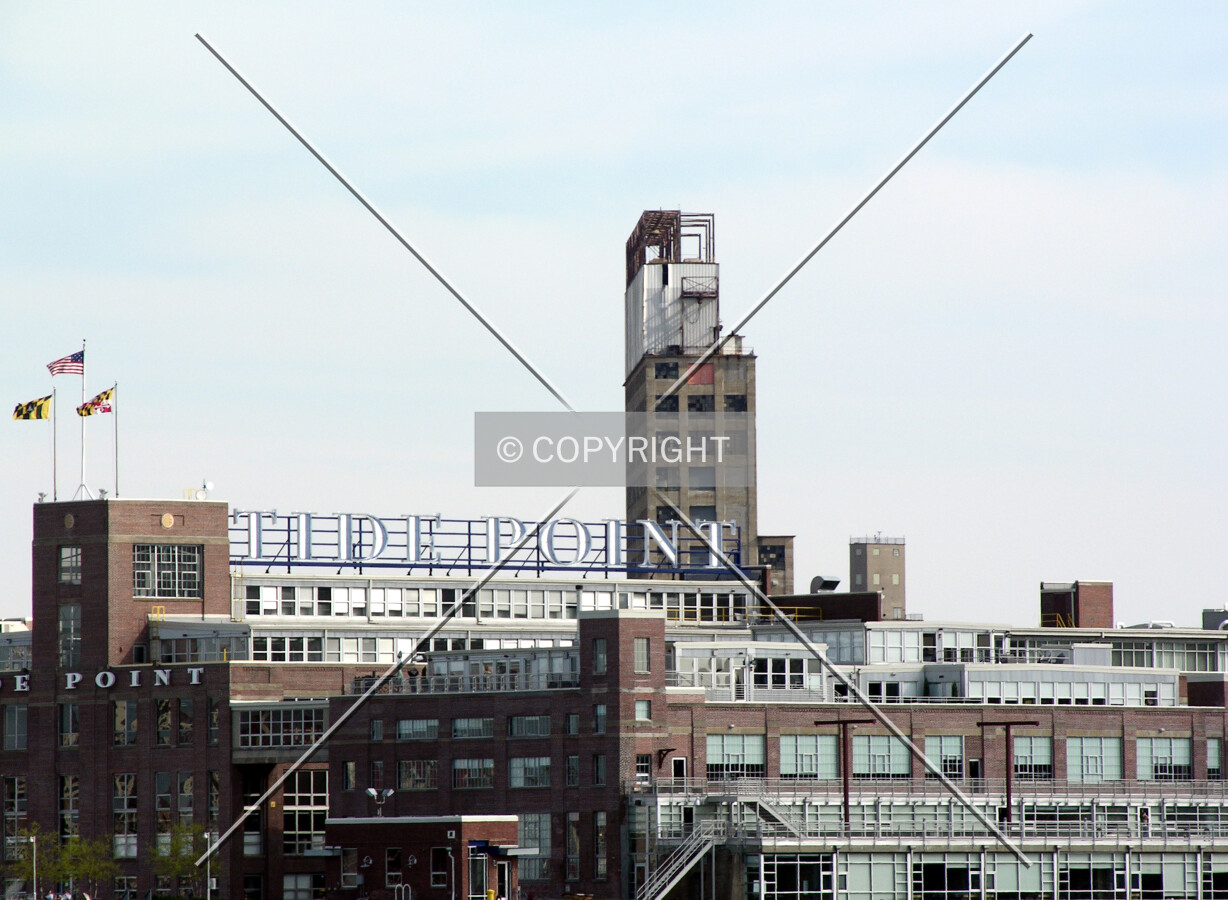 Looking south from Fells Point