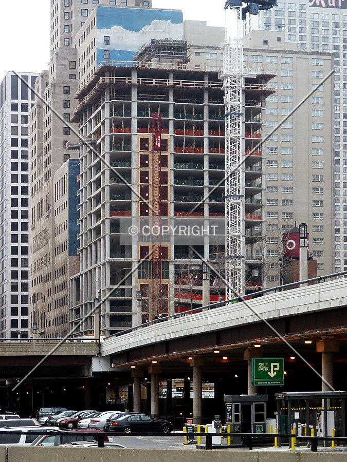Looking west from Columbus Drive