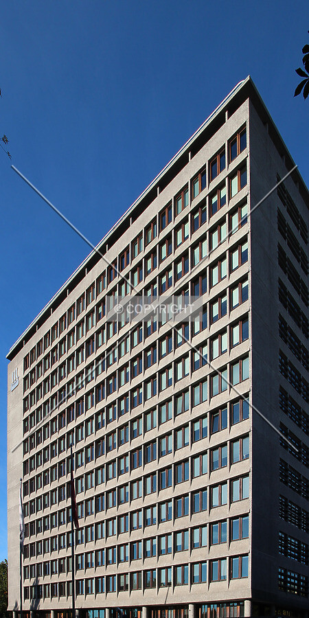 Southeast facade