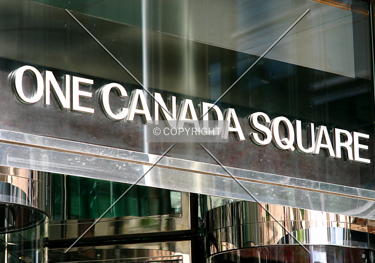 Signage above the east entrance