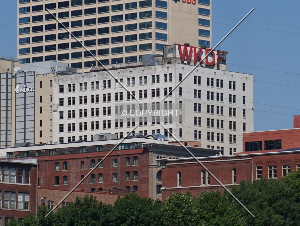 Distant view from the southeast; August 8, 2020