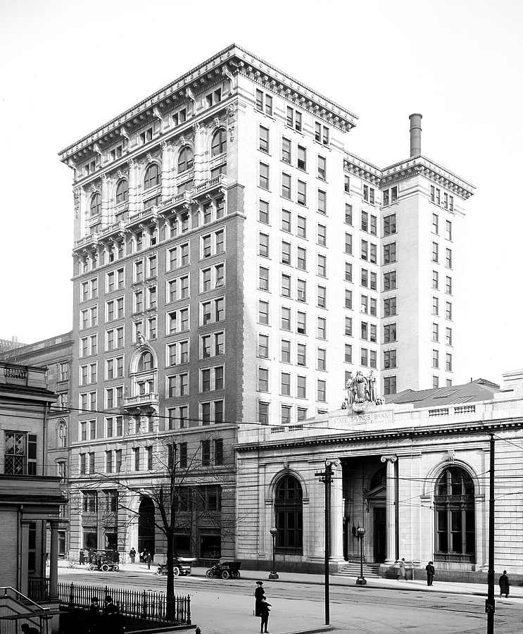 Vintage view from the northwest