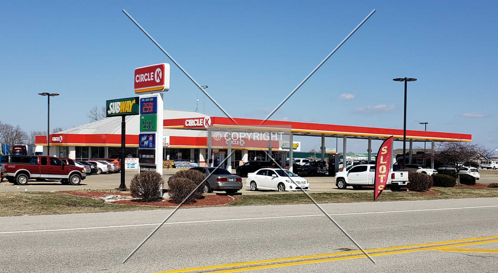 View from the southwest; March 22, 2019