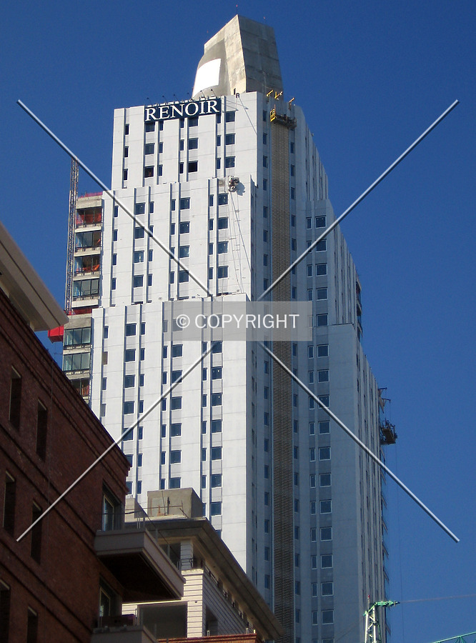 Top floors from the west