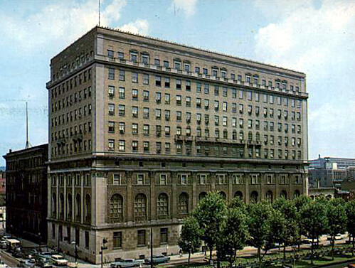 Vintage view from the southwest