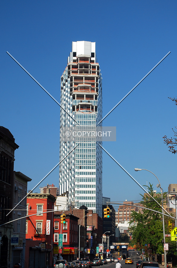 View along DeKalb Avenue