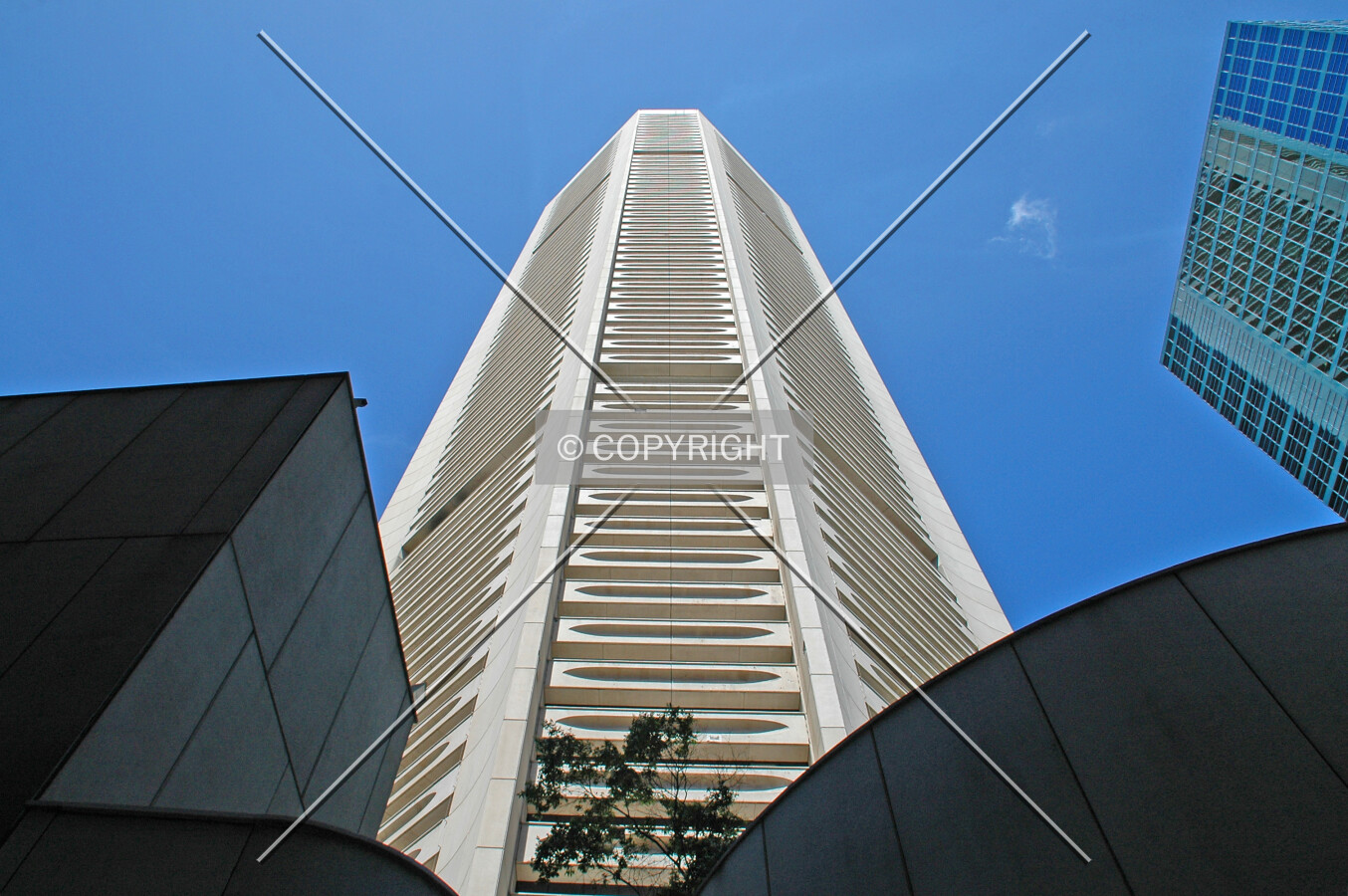 Looking up the west side