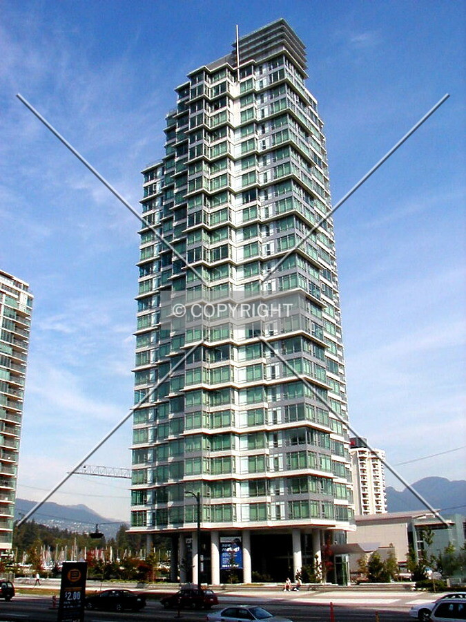 View from southwest corner of Cardero and Georgia