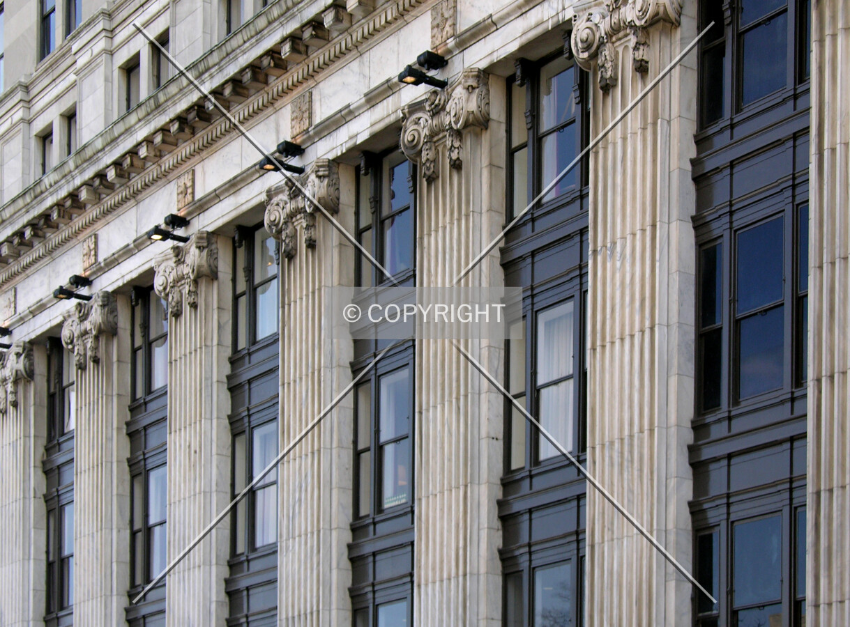 Facade detail along Union Street