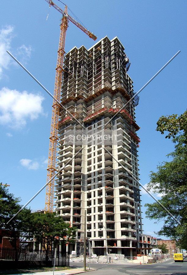 View from the south along Warren Street