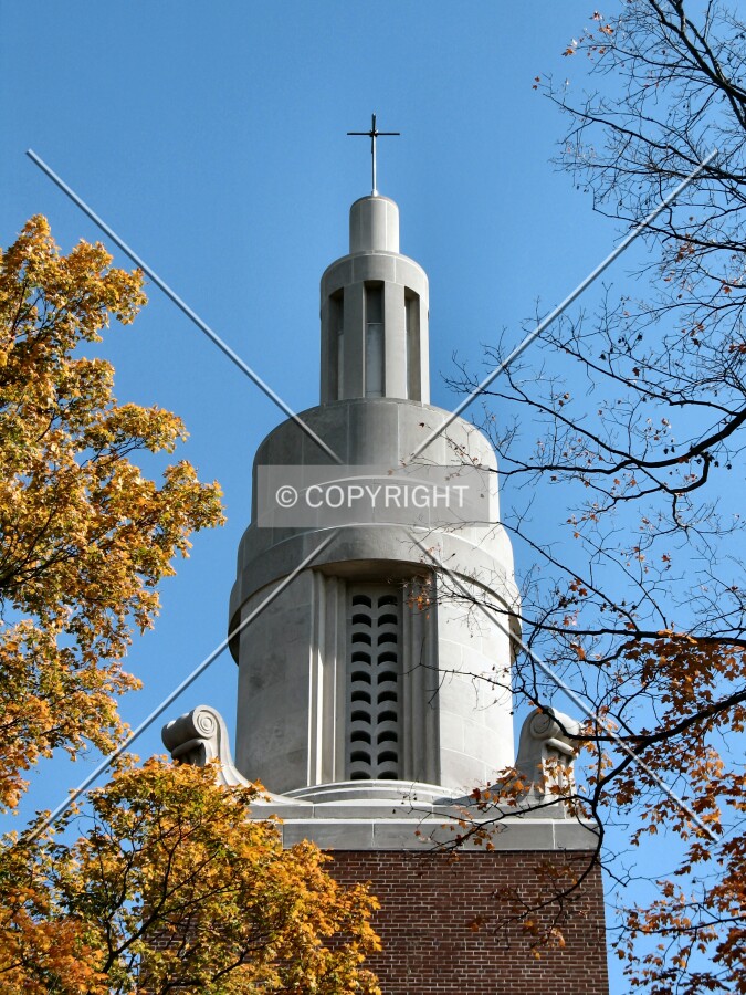 Church tower from the west