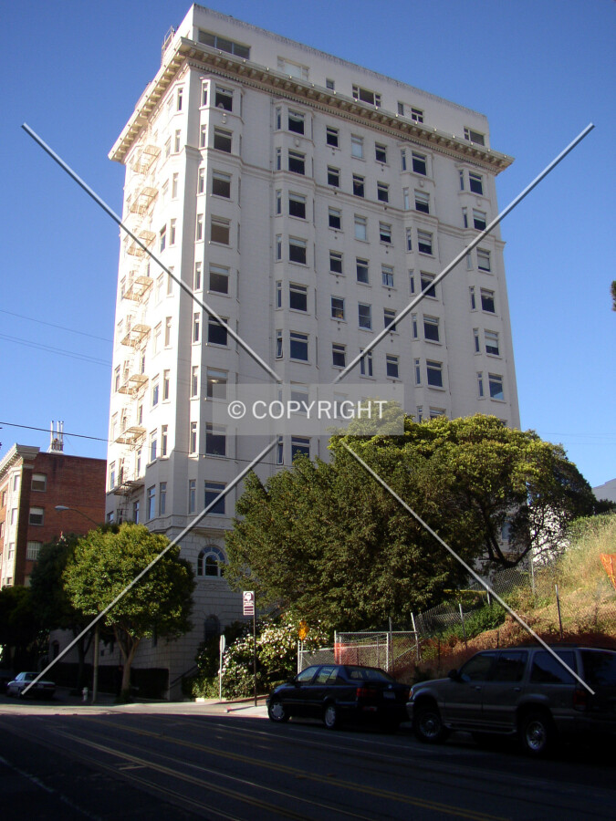 Looking southwest from Hyde Street