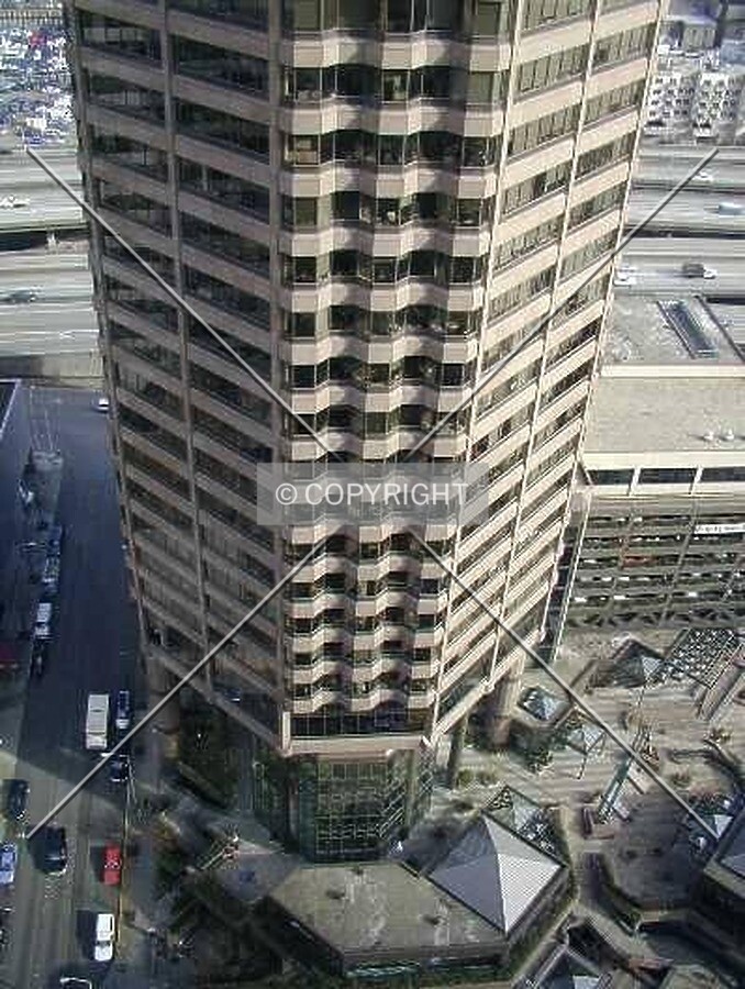 Straight down