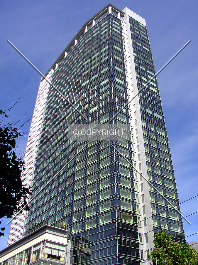 Looking up the northwest corner from Market Street