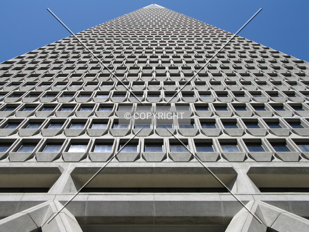 Looking up from the south