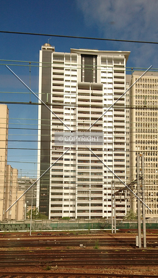 Southeast view from the railway.