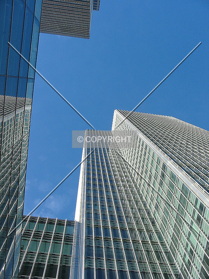 Looking up from Bank Street