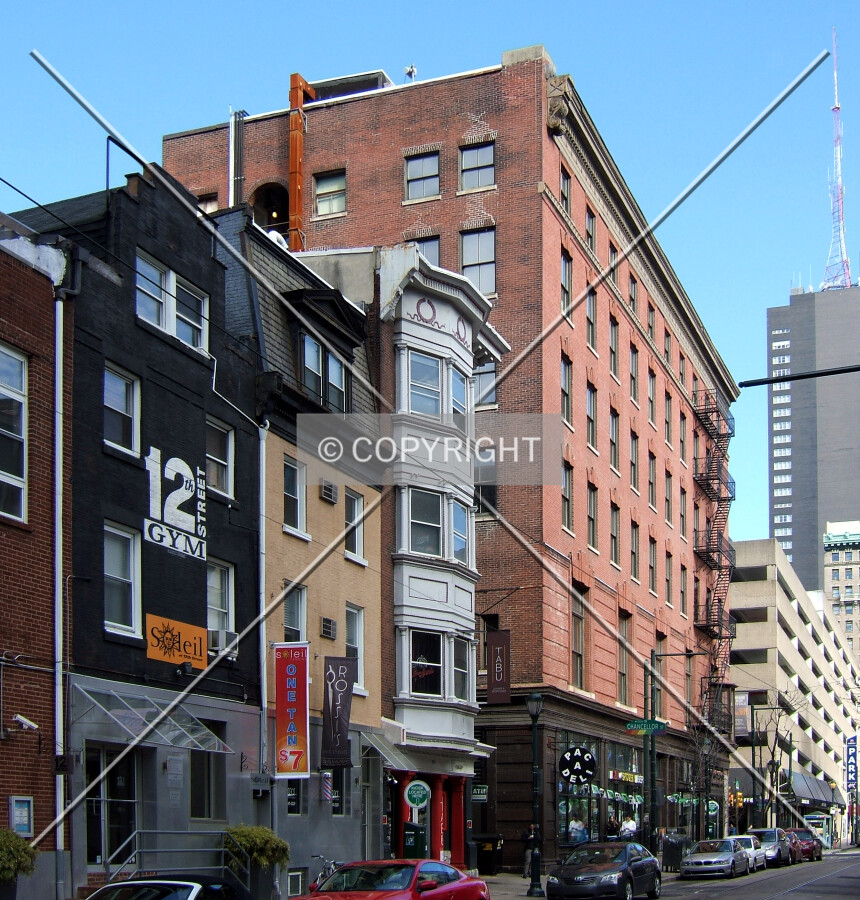 View from the south on 12th Street