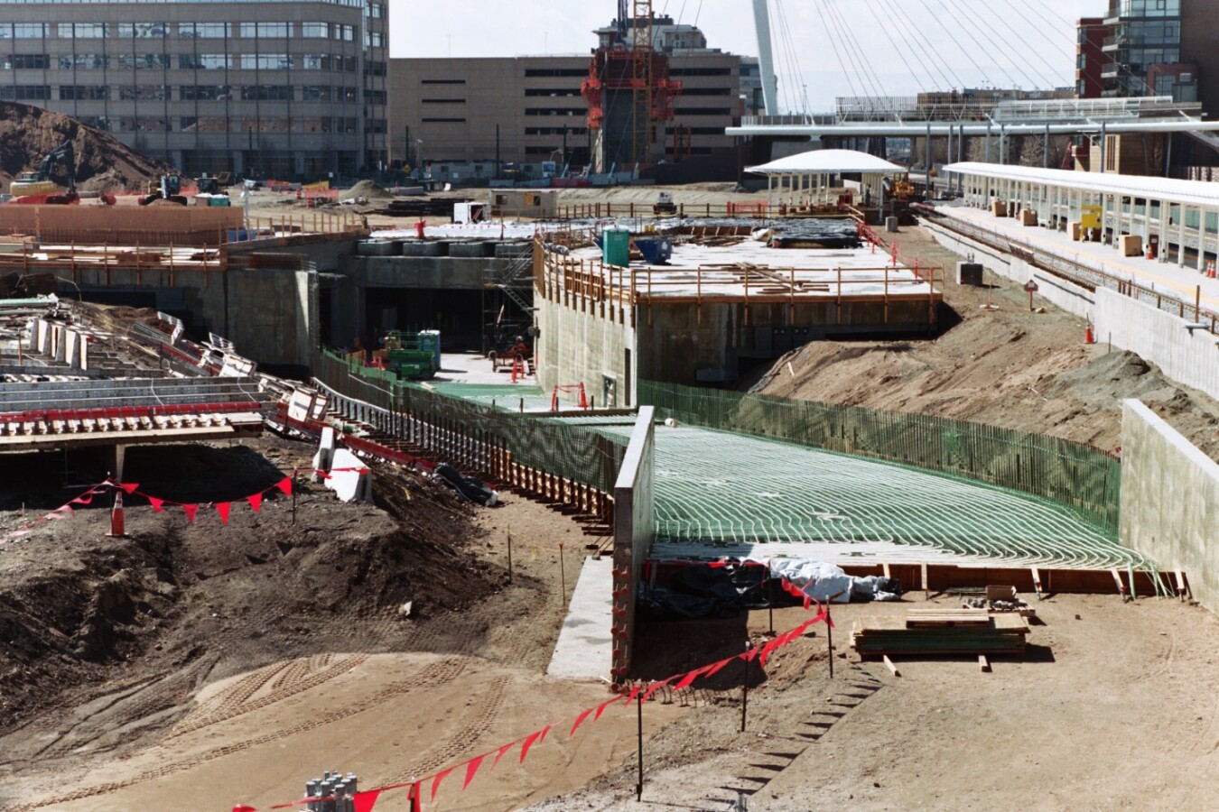 View of the ramp into the facility