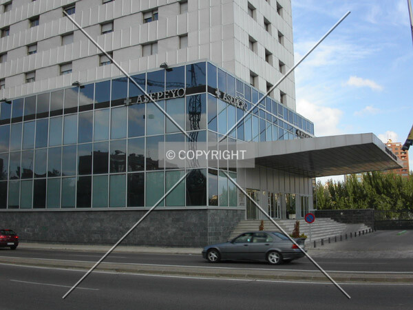 Main entrance to the building
