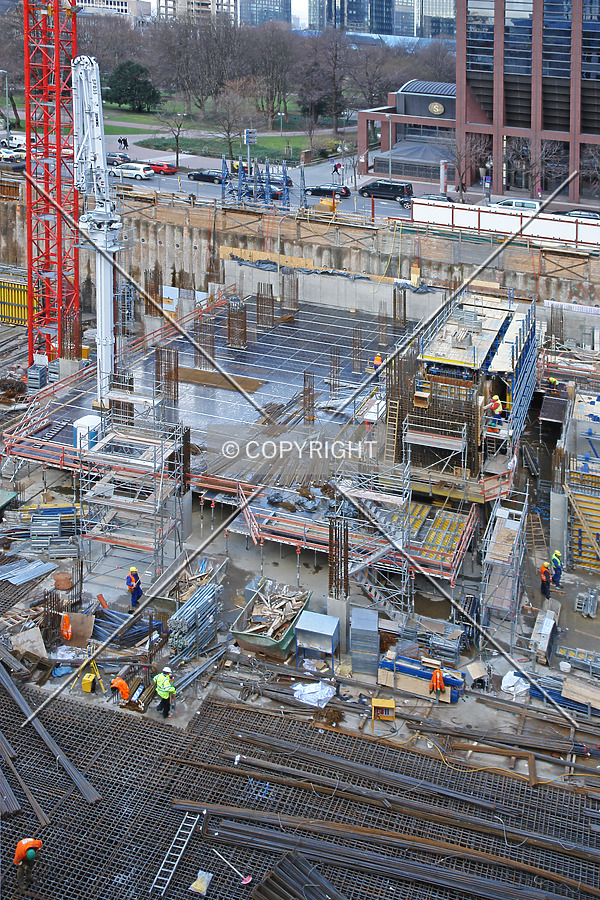 Foundation work January 2012