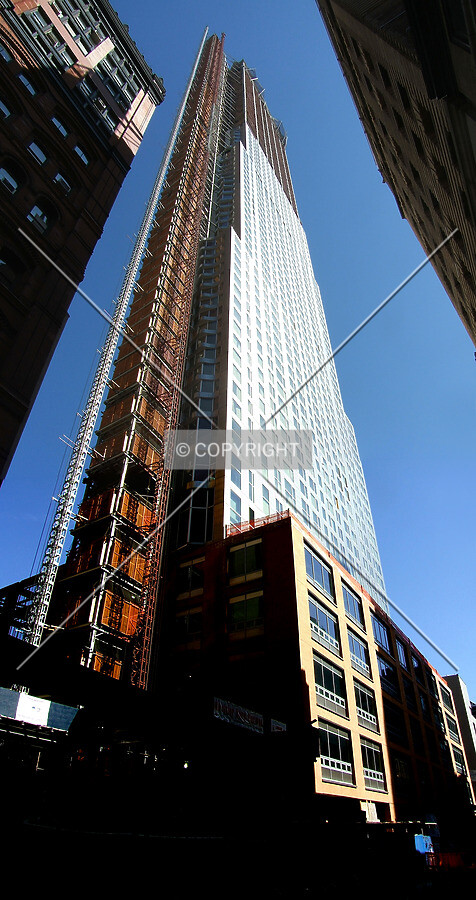 View from the northwest on Beekman Streeet