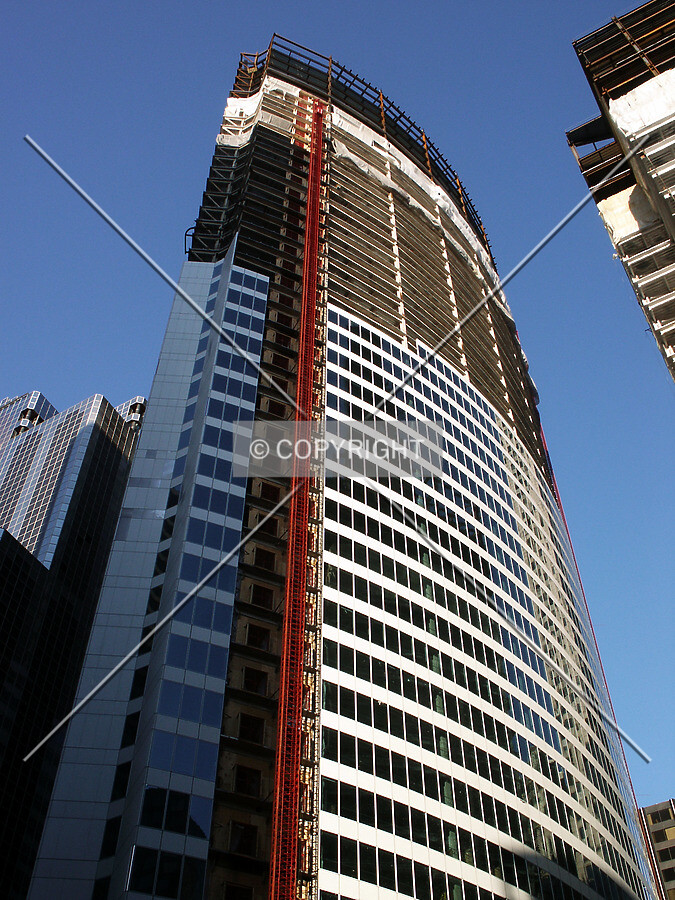 Looking up from Wacker Drive